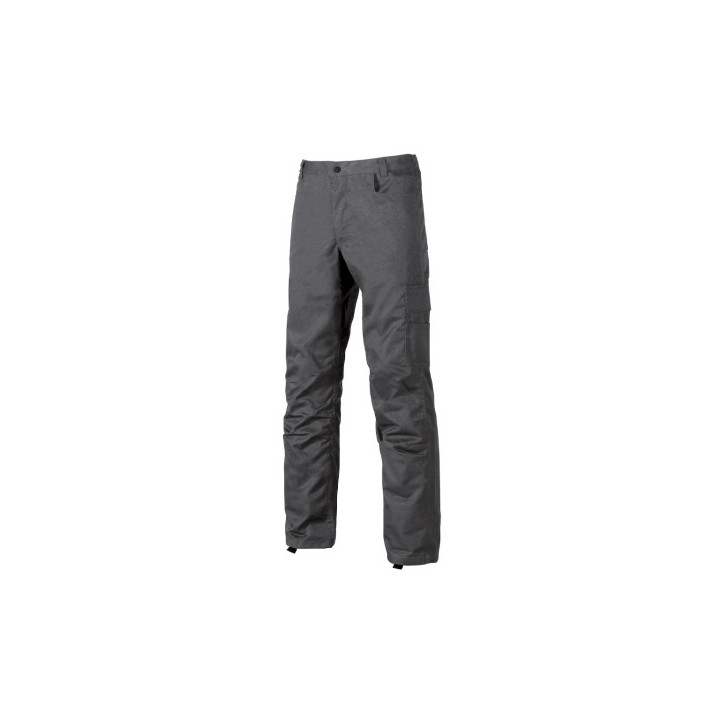 Upower Alfa Pantalon de Trabajo con Multiples Bolsillos - Talla 44 - Porta Martillo