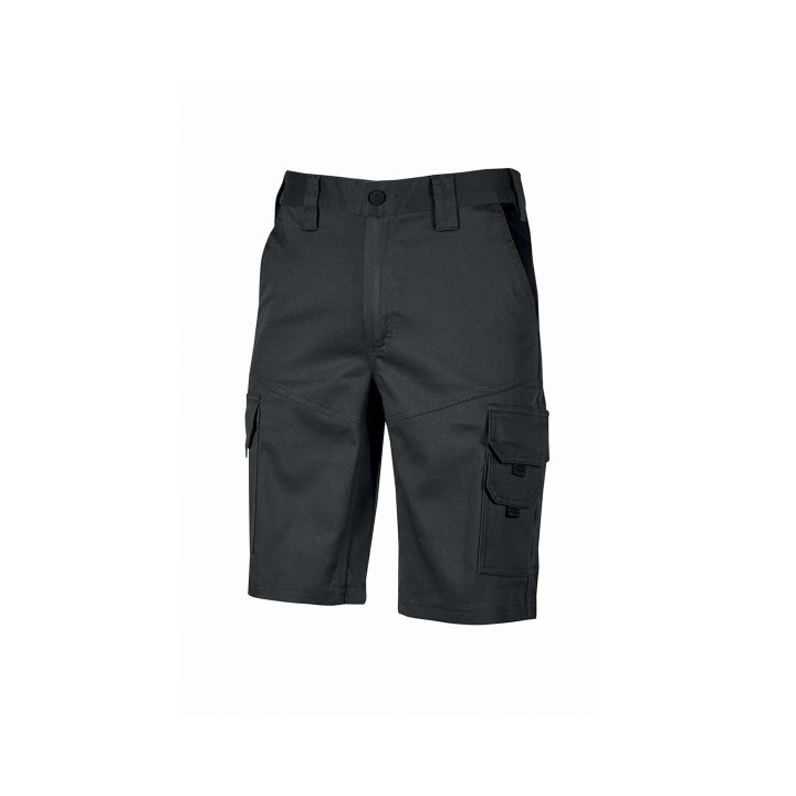 Upower Bonito Pantalones Cortos de Trabajo de Algodon Elastizado - Talla 2XL - Frescos y Comodos