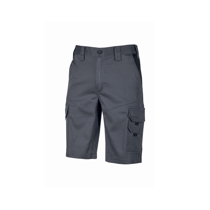 Upower Bonito Pantalones Cortos de Trabajo de Algodon Elastizado - Talla 2XL - Frescos y Comodos