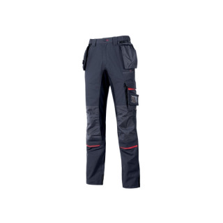 Upower Race Pantalon con Bolsillos Desmontables - Talla 44 - Refuerzos en Cordura