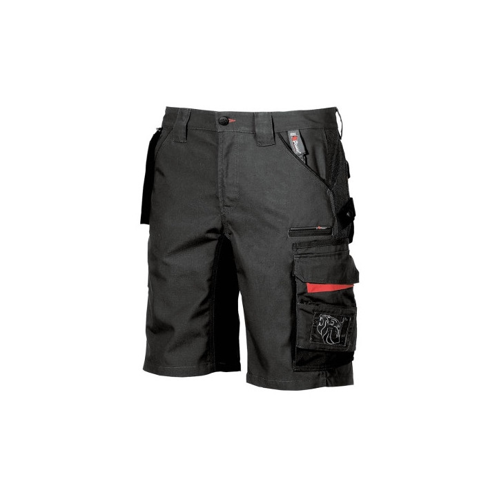 Upower Start Bermuda de Trabajo Funcional - Talla 44 - Bolsillo Desmontable