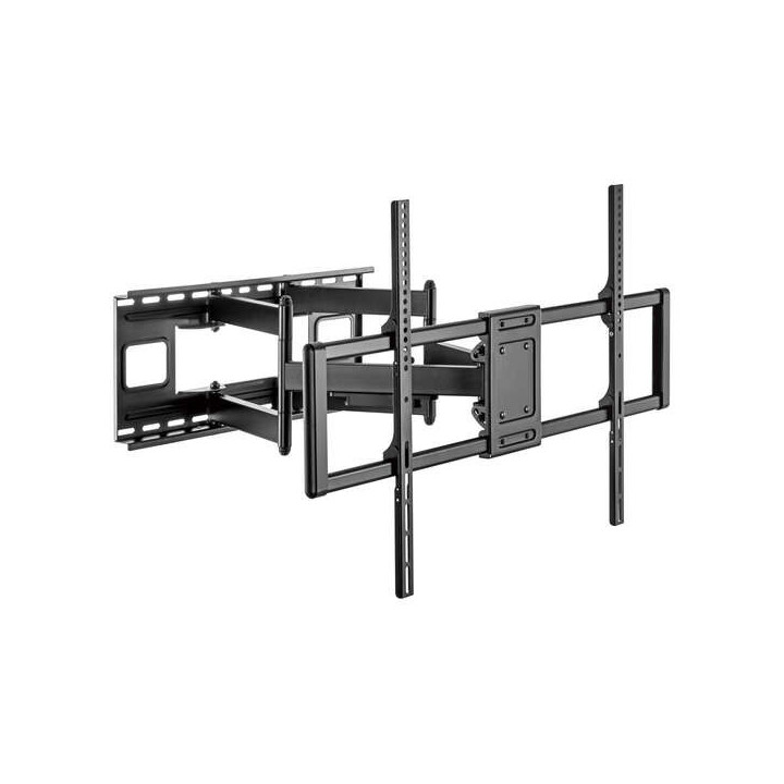 Aisens Soporte PRO Giratorio - Inclinable y Nivelable para Monitor/TV 120kg de 60-120 - Color Negro