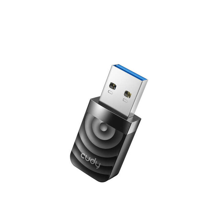 Cudy WU1300S Adaptador Wi-Fi USB 3.0 AC1300 Doble Banda - Hasta 867Mbps en 5GHz
