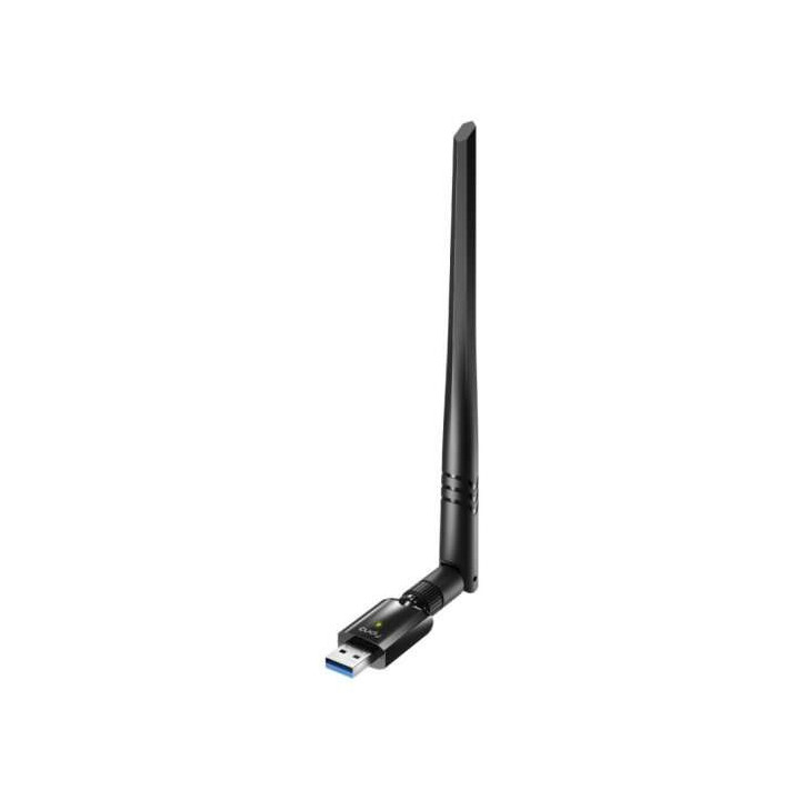 Cudy WU1400 Adaptador de Red USB 3.0 AC1300 Wi-Fi Doble Banda - Hasta 867Mbps en 5GHz - Antena de Alta Ganancia