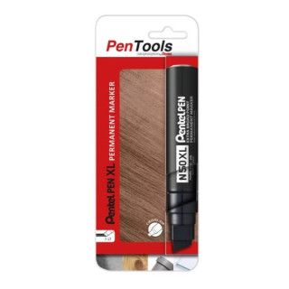 Pentel PenTools Pen N50XL Rotulador Permanente Industrial - Trazo 11-17mm - Punta Biselada Resistente y Duradera - Resistente a