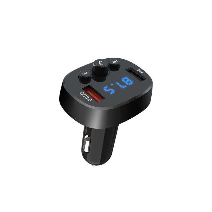 XO BCC03 Transmisor FM para Coche Bluetooth 18W Quick Charge - Pantalla LED - Frecuencias 87