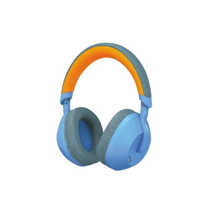XO BE49 Auriculares Bluetooth 5.3 - Diadema y Almohadillas Confort en Tela - Microfono Integrado - Color Azul