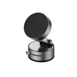 XO C170 Soporte Magnetico de Coche para Smartphones - Fijacion por Vacio - Rotacion 360º - Boton de Liberacion  - Aro Metalico