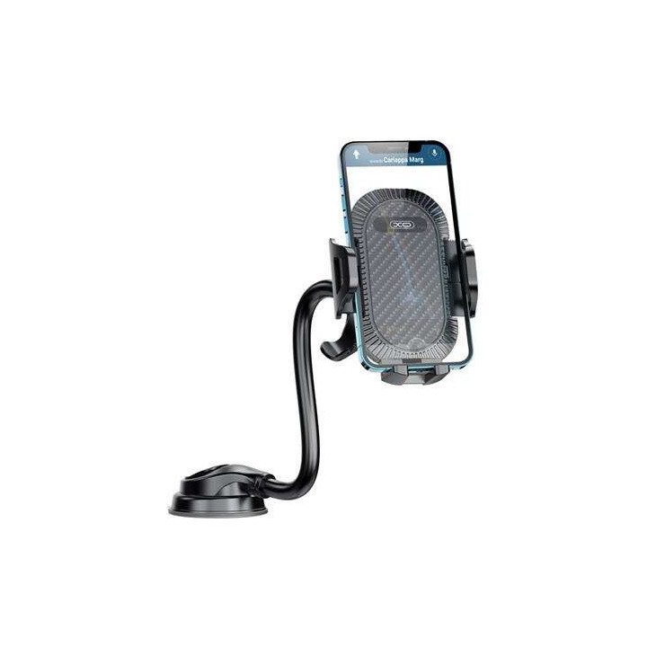 XO C85 Soporte con Ventosa de Coche para Smartphones de 4.7" a 7.2" - Giro 360º - Multitud de Posiciones