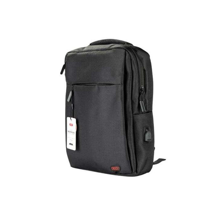 XO Mochila para Portatil - hasta 15.6" - Impermeable y Resistente - Carga Rapida USB - Diseño Ergonomico - Color Negro