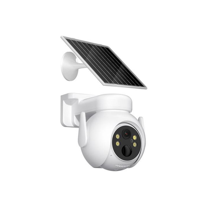 XO CR10 Camara Vigilancia WiFi - Motorizada 355º - Deteccion de Movimiento - Vision Nocturna - IP66 - Sonido Bidireccional - P