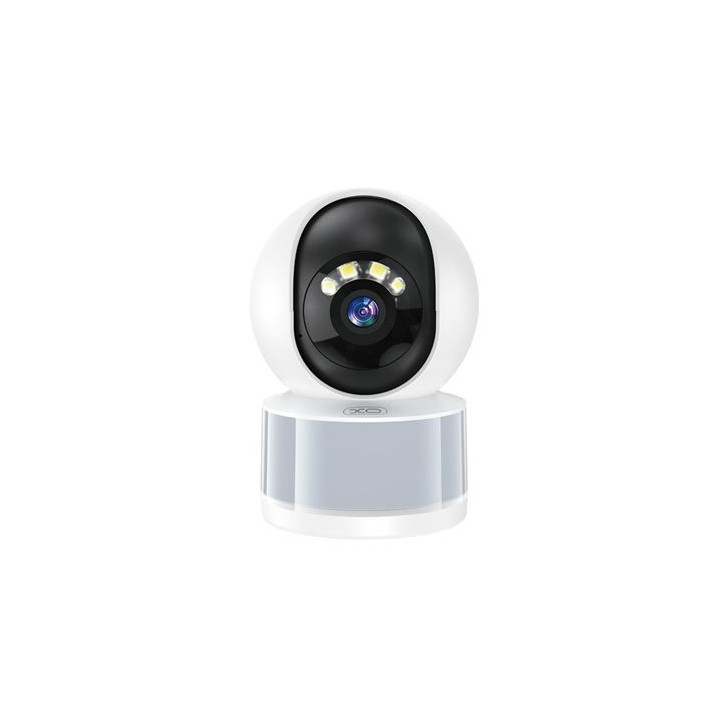 XO CR11 Camara de Vigilancia WiFi - Motorizada - Vision Nocturna - 3Mpx - Bluetooth - Color Blanco