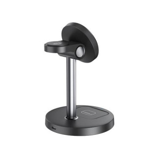 XO CX038 Cargador Inalambrico Magnetico Rapido - 15W - Sujecion Magnetica - Color Negro