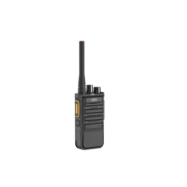 XO DJJ01 Pack 2 Walkie Talkies - 8 Canales - Autonomia hasta 13h - Base de Carga - Color Negro
