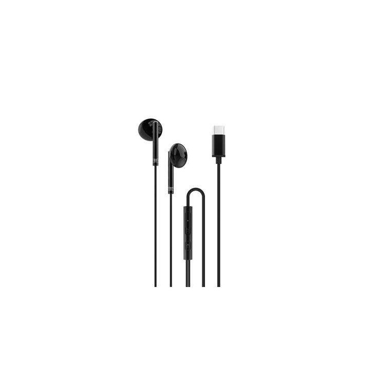 XO EP29 Auriculares Tipo C - Fuertes Graves - Cable 1.2m - Color Negro
