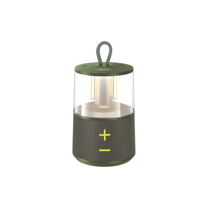 XO F59 Altavoz Bluetooth 5W con Lampara Camping - Color Verde