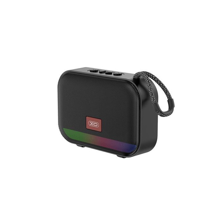 XO F66 Altavoz Bluetooth - 5W - USB y MicroSD - RGB - Color Negro