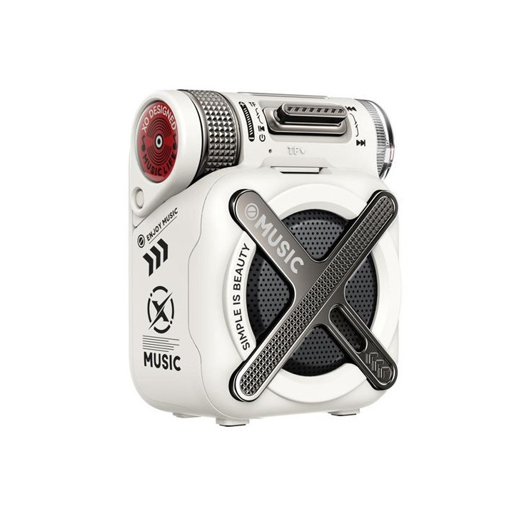 XO F72 Altavoz Bluetooth - Portatil - Ultra Compacto - Color Blanco