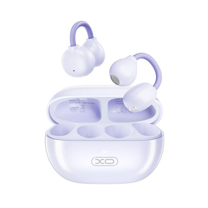 XO G40 Pearl Clip Auriculares TWS - Bluetooth 5.3 - Color Violeta