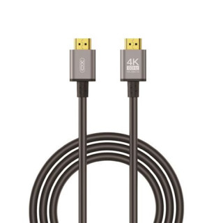 XO Cable HDMI - Resolucion 4K - Alta Velocidad - Conectores Chapados en Oro - Compatible con Multiples Dispositivos - Color Neg