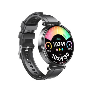 XO GT4 Mini Reloj Smartwatch Pantalla Redonda 1.32" AMOLED - Multideporte - Monitoreo del Sueño - Llamadas BT - IP68 - Color N
