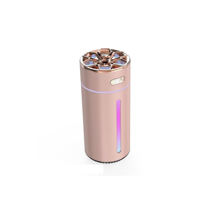 XO Aromatizador de Espacios Reducidos - Luz RGB - Bateria 800mAh - Cargador Tipo C - Capacidad 300Ml - Color Rosa