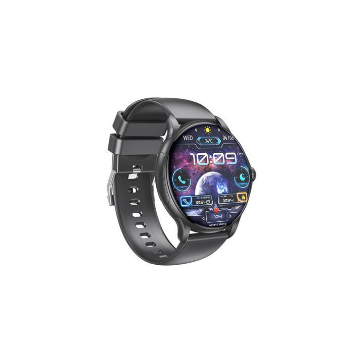 XO J11 Reloj Smartwatch Pantalla Redonda 2.06" HD - Asistente de Voz - Control de Musica - Always On Display - Llamadas BT - IP