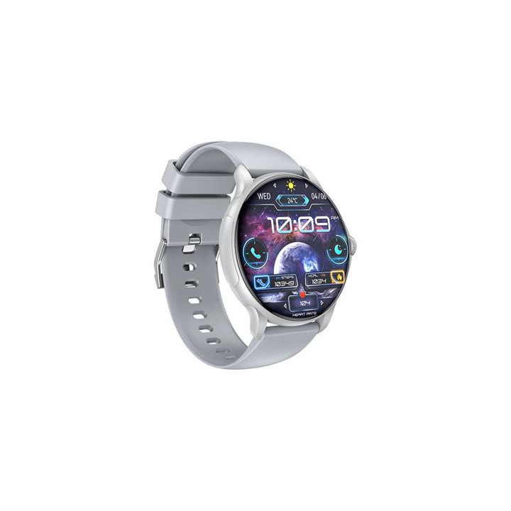 XO J11 Reloj Smartwatch Pantalla Redonda 2.06" HD - Asistente de Voz - Control de Musica - Always On Display - Llamadas BT - IP