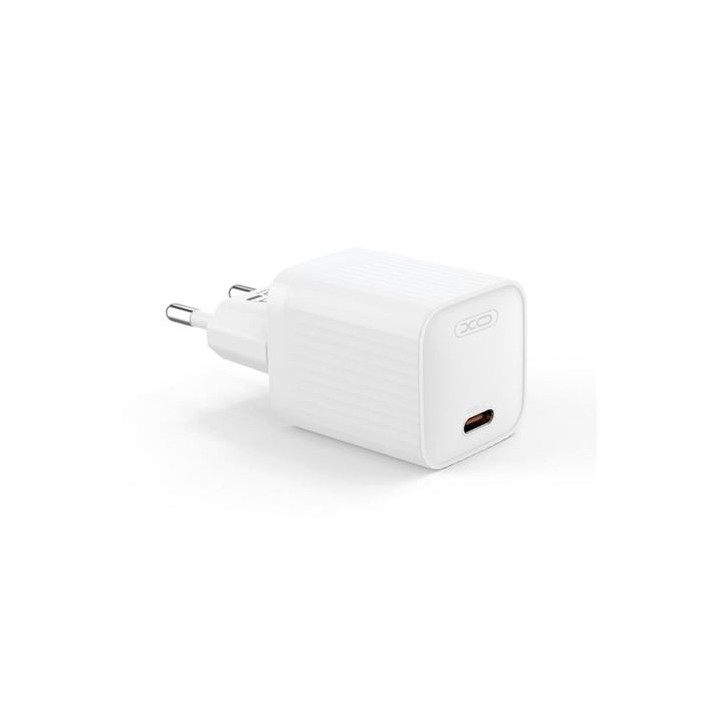 XO L146 Cargador de Corriente 20W - USB-C - PD 3.0 y QC 3.0 - Color Blanco