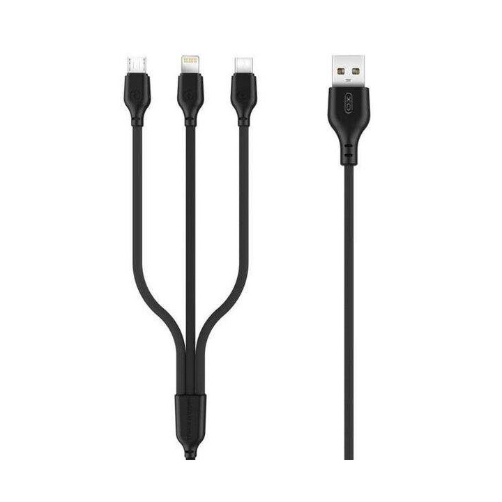 XO Cable de Carga Rapida 3 en 1 - Micro