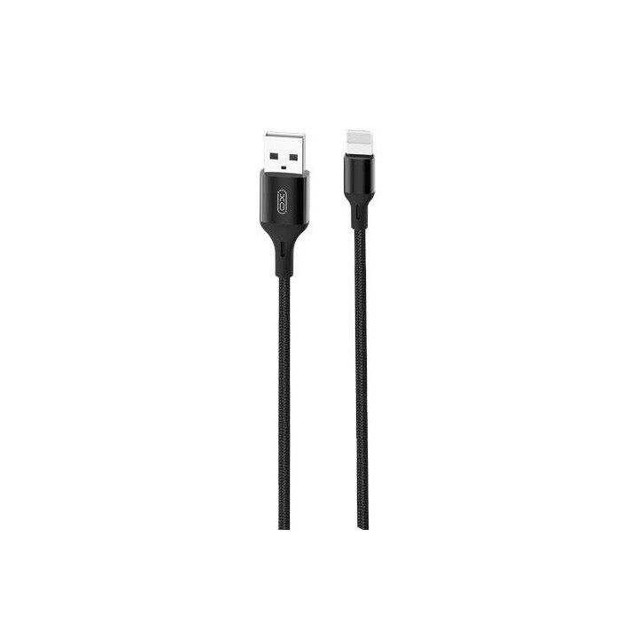 XO Cable NB143 Cordon USB - Lightning - 2.4A - 1m - Color Negro