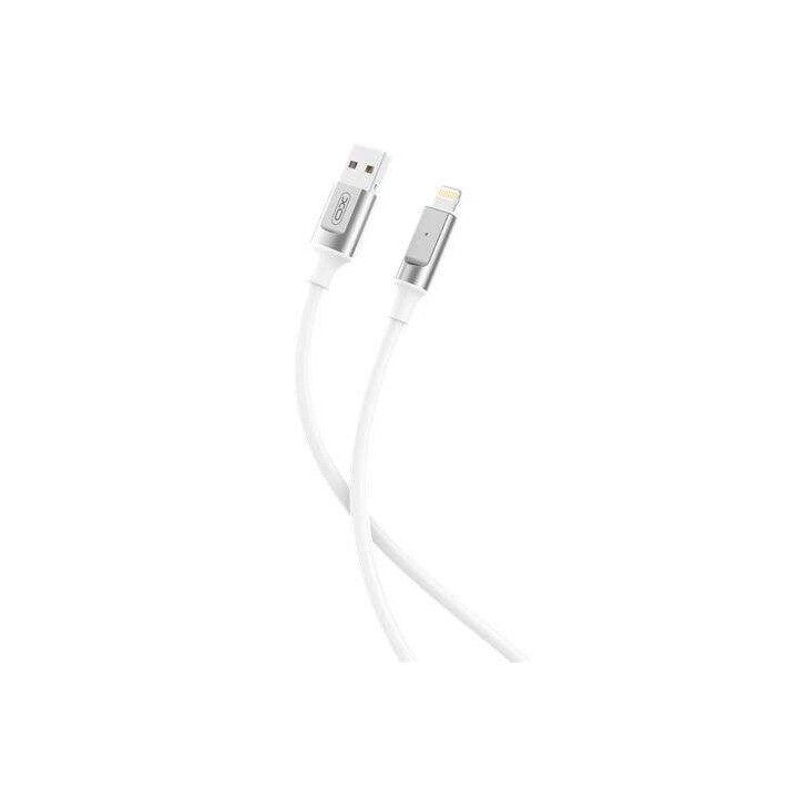 XO Cable NB251 Carga Rapida USB - Lightning - 6A - 1m - Color Blanco