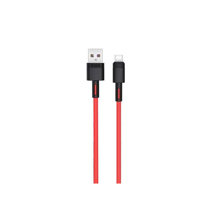 XO Cable NBQ166 Carga Rapida USB - Tipo C - 5A - 1m - Color Rojo