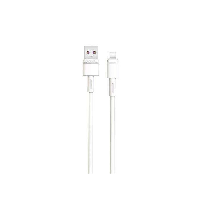 XO Cable NBQ166 Carga Rapida USB - Tipo C - 5A - 1m - Color Blanco