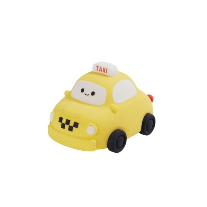XO OZ013 Lampara de Noche Infantil - Forma de Taxi - Bateria 1200mAh - Tacto Suave - Color Amarillo
