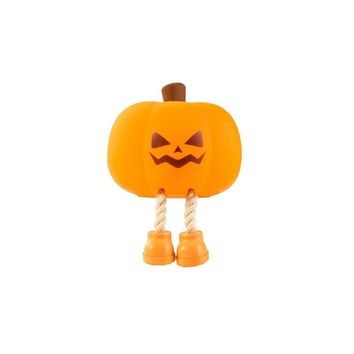 XO OZ08 Lampara de Noche Calabaza Halloween - Tacto Suave - Temporizador de 30 Minutos - Bateria 500mah