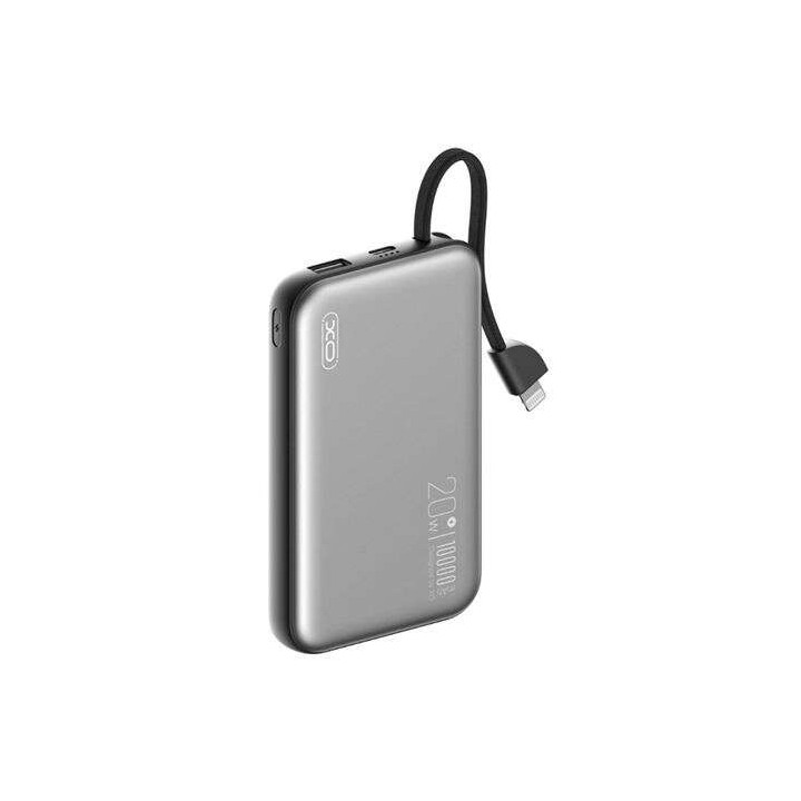 XO Powerbank 10000Mah - Carga Inalambrica - Salida USB-C 20W - Facil de Transportar - 600 Ciclos de Carga - Resistente - Color