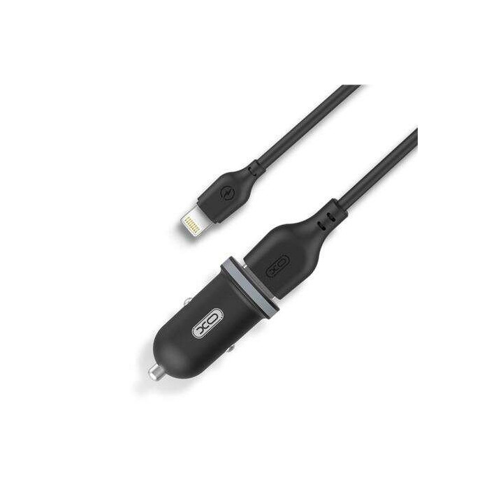 XO TZ08 Pack Cargador de Coche + Cable USB-A a Lightning - 2 Puertos USB