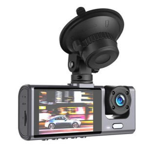 XO Camara de Seguridad FULLHD - Angulo 140º - Deteccion de Movimiento - Modo Parking - Soporte Ajustable - Compacta y Ligera -