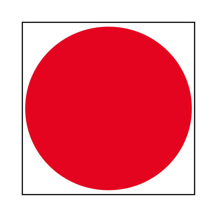 Apli Etiqueta Señalizacion Punto Rojo Especial Cristal 1 U.