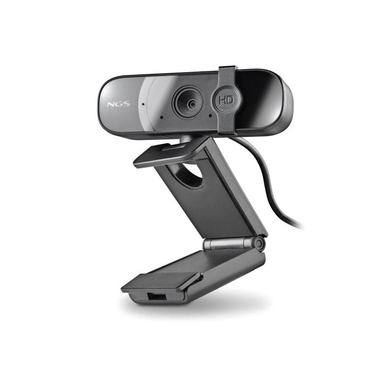 NGS XpressCam Webcam Full HD 1080p USB 2.0 - Microfono Integrado - Filtro de Privacidad - Campo Visual de 75º - Cable de 1.50m
