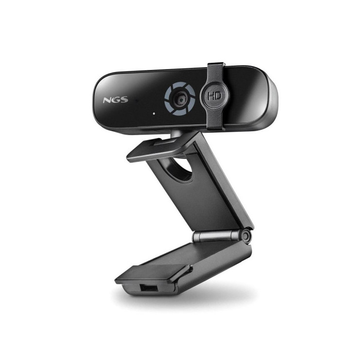 NGS XpressCam 2000 Webcam FullHD 2K USB 2.0 - Microfono Multidireccional - Filtro de Privacidad - Amplio Campo de Vision - Cabl