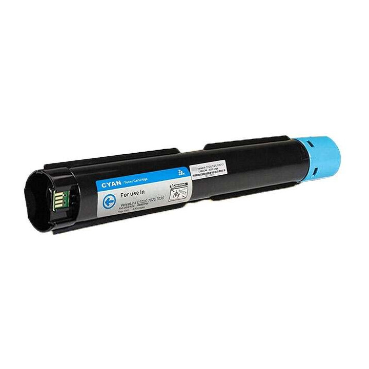 Xerox VersaLink C7000 Cyan Cartucho de Toner Generico - Reemplaza 106R03760/106R03764
