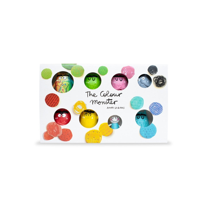 Comansi Set El Monstruo de Colores Completo 8 Figuras - Juego Inteligencia Emocional - Inspirado en Libro