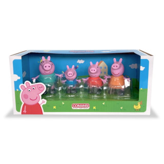 Comansi Set Peppa Pig Family 4 Figuras - Diseño Infantil - Regalo Niños - Peppa Pig