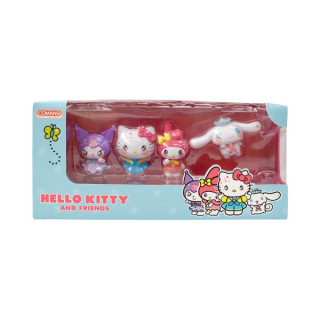 Comansi Set Hello Kitty & Friends Colección Completa - 4 Figuras - Diseño Kawaii - Hello Kitty