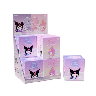 Comansi Display Figuras Angel & Devil 8 Unidades - Kuromi y My Melody - 2 Modelos - 3 Accesorios Exclusivos - Hanger Colgante