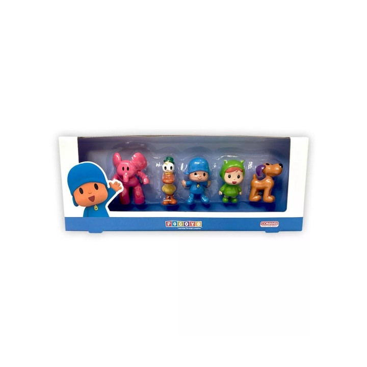 Comansi Set Pocoyo Colección Original - 5 Figuras - Personajes Televisión - Pocoyo