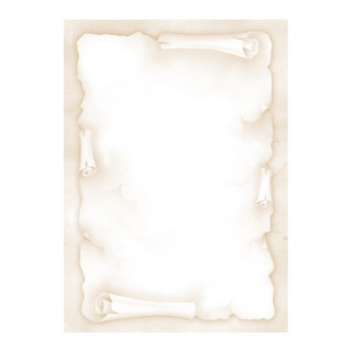 Apli Pack de 20 Hojas de Papel Tematico Pergamino - 90gr - Impresion a Color - Ideal para Invitaciones y Manualidades - Compati