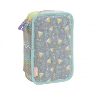 Plumier 2 pisos con contenido sugar diamond milan 081264sd